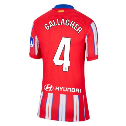 Dámy Fotbalový dres Atletico Madrid Conor Gallagher #4 2024-25 Domácí Krátký Rukáv